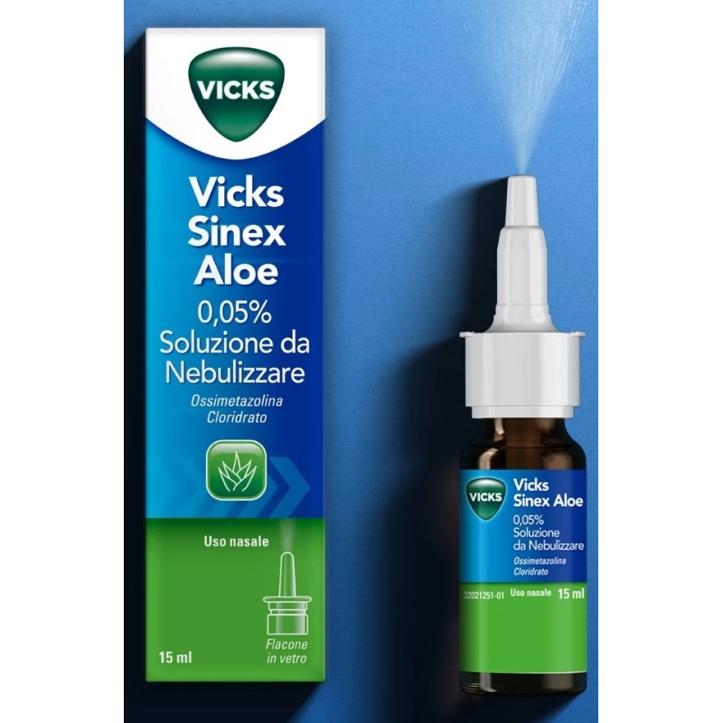 Vicks Sinex Aloe Spray Raffreddore e Naso Chiuso